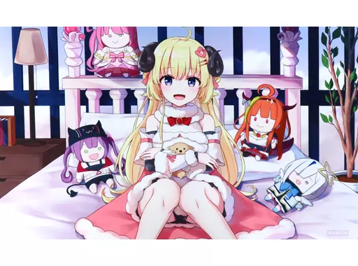 【バーチャルYoutuber】プレイマット 角巻わため(すひよるいす) COMIC1☆20/路地裏同盟