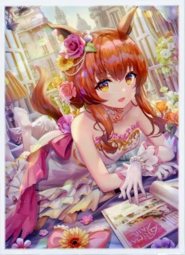 【ウマ娘 プリティーダービー】スリーブ ウェディングver マヤノトップガン(torino) /ミッドナイトブルー