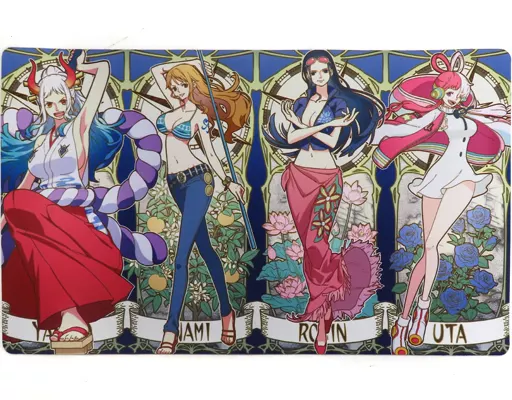 人気沸騰ブラドン 駿河屋 ウタ ミュシャ風 -<中古>【ワンピース】プレイマット サプライ・アクセサリ・グッズ