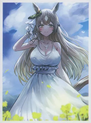 【ウマ娘 プリティーダービー】スリーブ サトノダイヤモンド 夏(雪) エアこみトレ38/ミッドナイトブルー