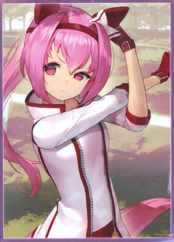 【ウマ娘 プリティーダービー】スリーブ ハルウララ 準備体操(スコッティ) エアこみトレ38/ミッドナイトブルー