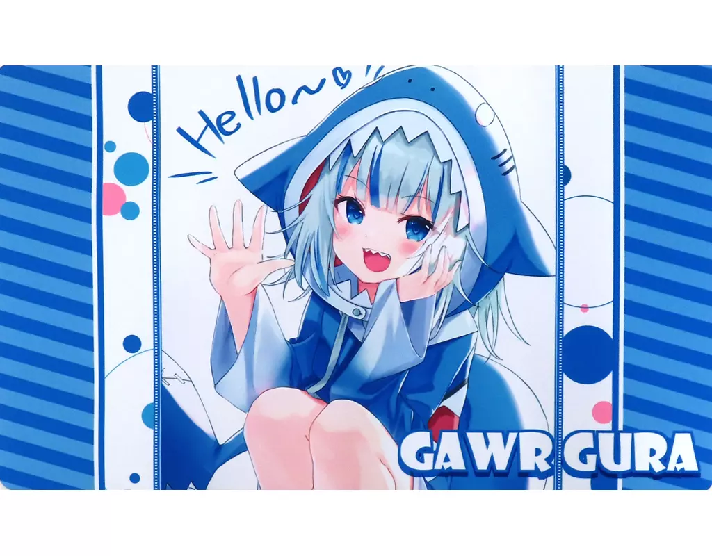 【ホロライブ】プレイマット ハローサメちゃん(月うさぎ) エアコミケ2/サンパン