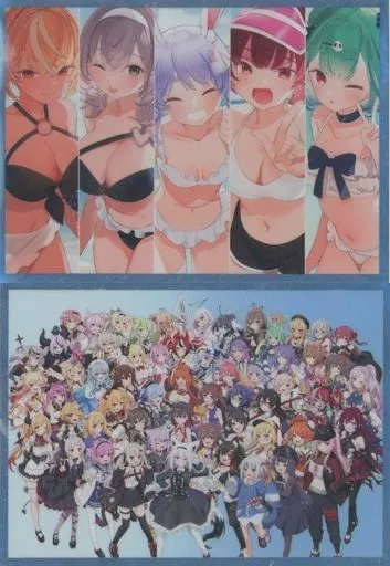 【ホロライブ】スリーブセット ホロセット1(フェルティア＆熊野だいごろう) サンシャインクリエイション2022 Spring/白詰草