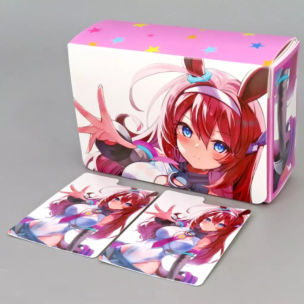 【ウマ娘 プリティーダービー】デュアルデッキケース ミホノブルボン(ぜいよん) プリウマイティ大阪杯/混沌の女神様