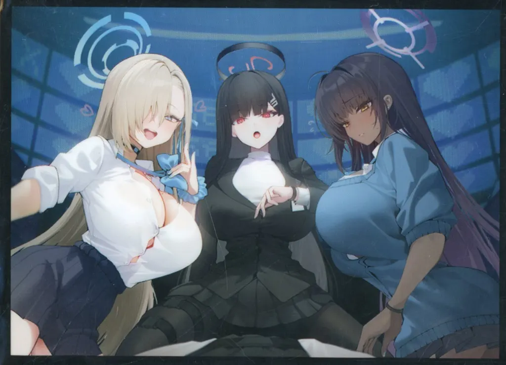【ブルーアーカイブ】スリーブ 一之瀬アスナ&調月リオ&角楯カリン(一慧) サンシャインクリエイション2023 Summer/EATOS