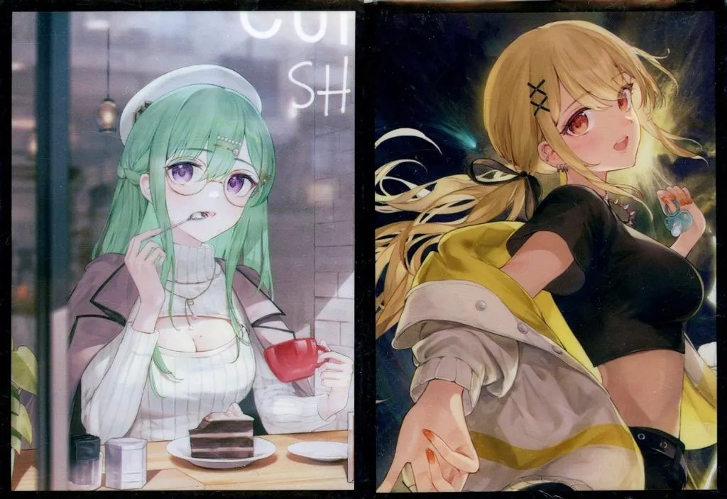 【ぶいすぽっ!】スリーブセット べに&きゅぴ(ふぁいず) C102/白詰草