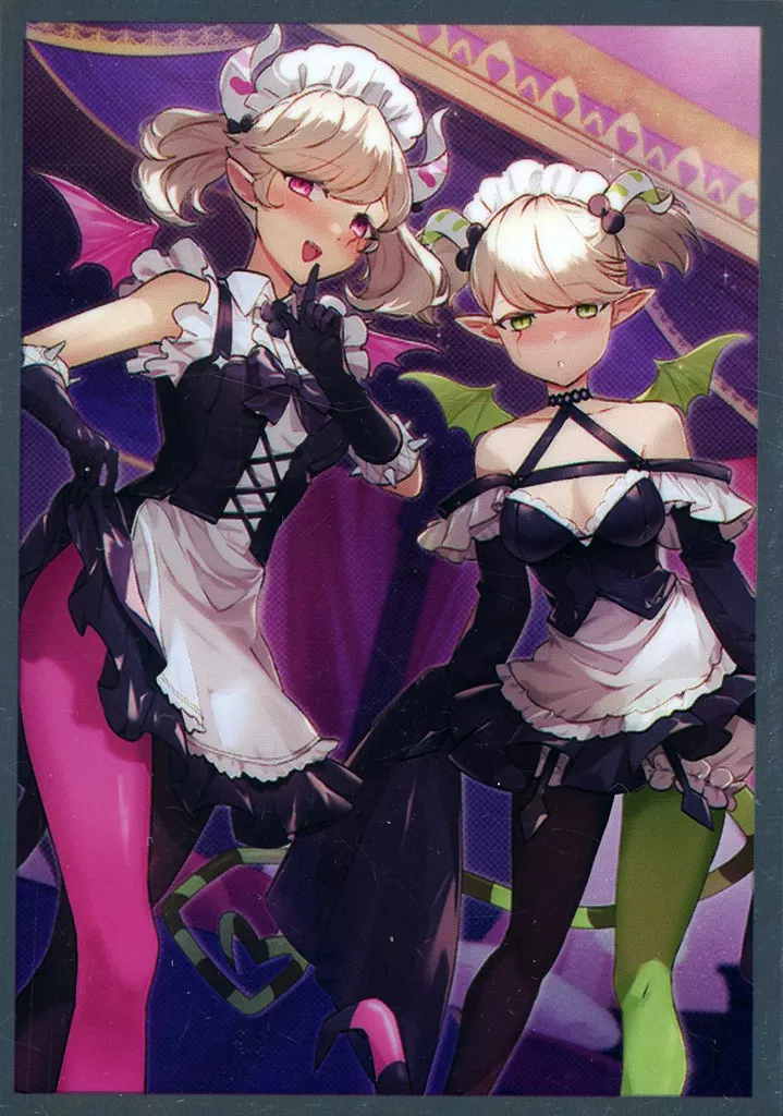 【遊戯王】スリーブ 白銀の城の召使い アリアンナ&白銀の城の召使い アリアーヌ(HSIN) C102/白詰草