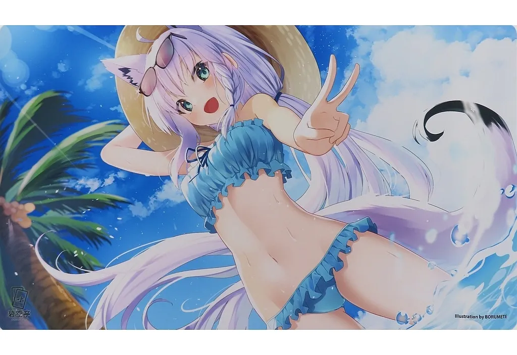 【ホロライブ】プレイマット 白上フブキ 水着(BORUMETE) C102/碧空亭