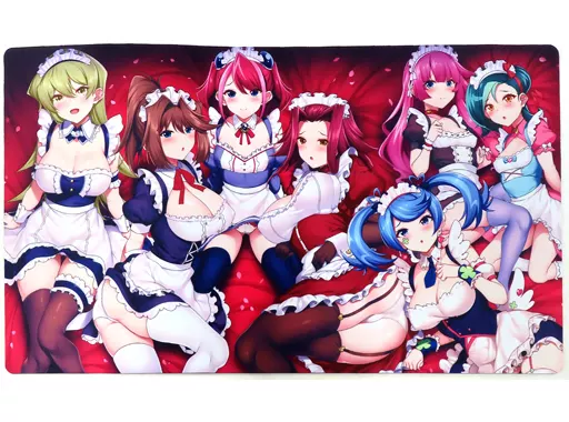 【遊戯王】プレイマット 遊戯王ヒロインズ メイド版(raiou) C99/デュエロイド