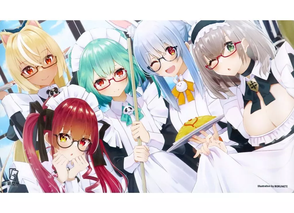 【ホロライブ】プレイマット 3期生(BORUMETE) ホロケット3rd/碧空亭