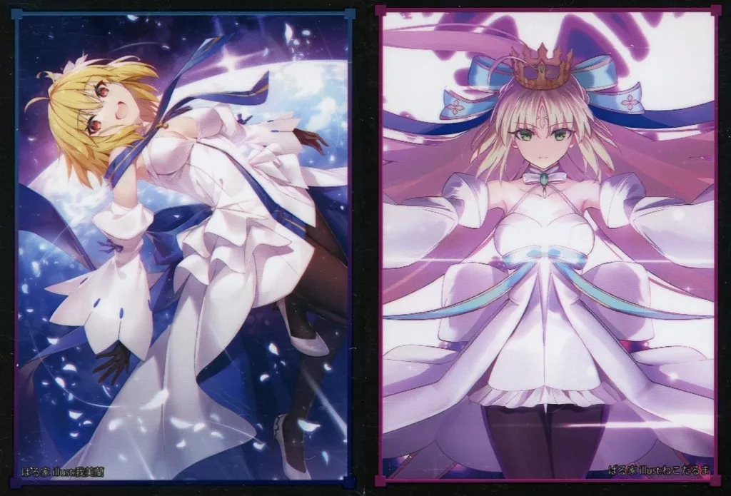 【Fate】スリーブセット アルトリア・アヴァロン＆アルクェイド・ブリュンスタッド(ねこだるま＆我美蘭) C103/ぱる家