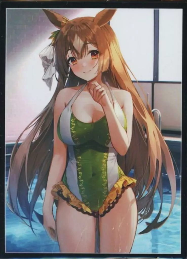 【ウマ娘 プリティーダービー】スリーブ サトノダイヤモンド 水着(minttchocok) エアこみトレ38/ミッドナイトブルー