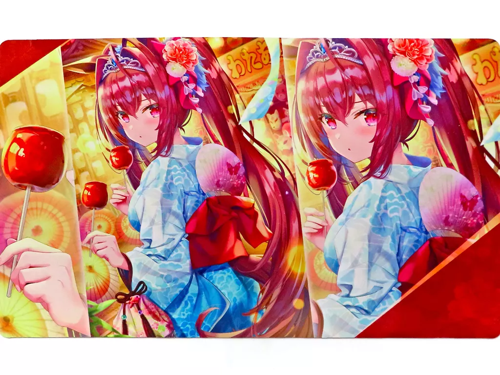 【ウマ娘 プリティーダービー】プレイマット ダイワスカーレット 浴衣(torino) エアこみトレ38/ミッドナイトブルー