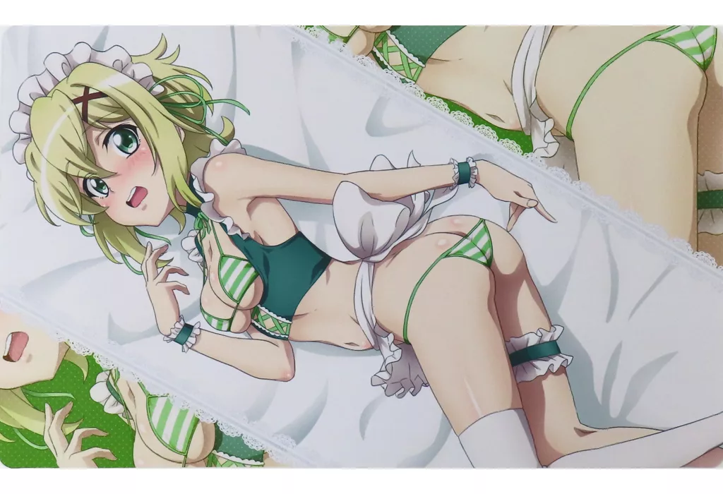 【戦姫絶唱シンフォギア】プレイマット メイド切歌 マイクロビキニ(藤川大智) エアこみトレ38/ミッドナイトブルー