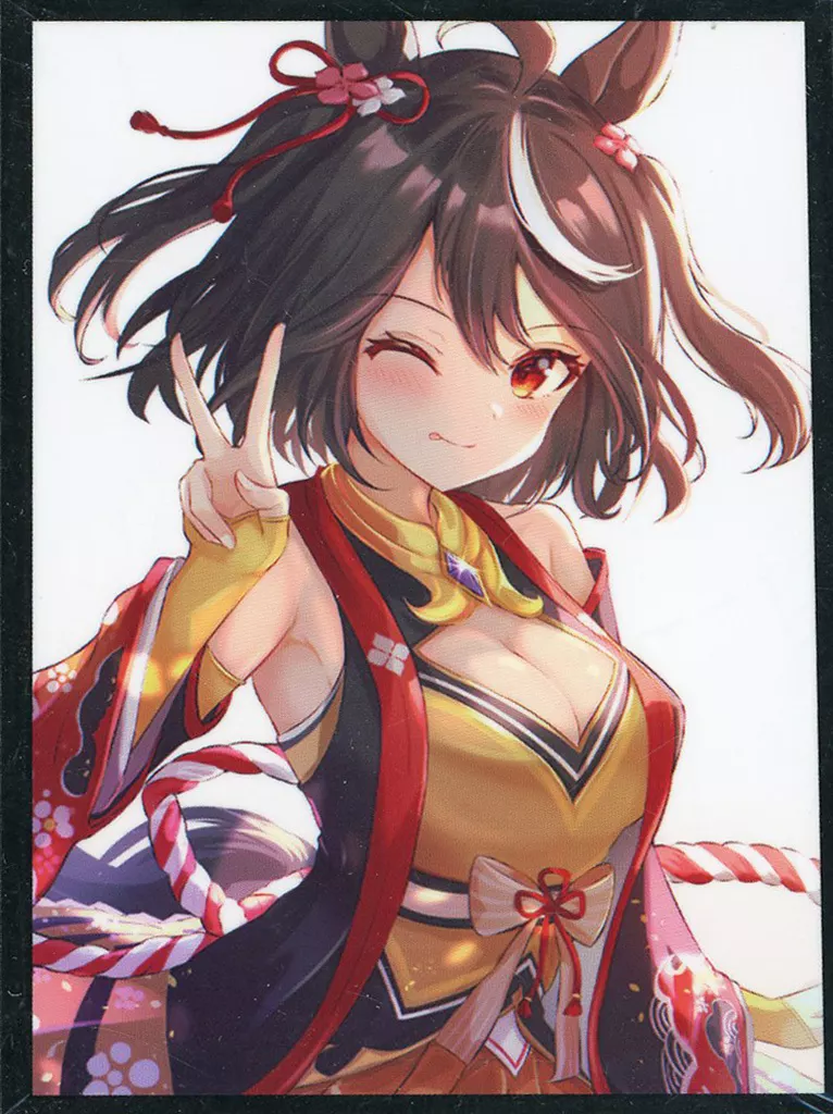 【ウマ娘 プリティーダービー】スリーブ キタサンブラック(天空かぷちーの) プリウマイティ名古屋杯/混沌の女神様