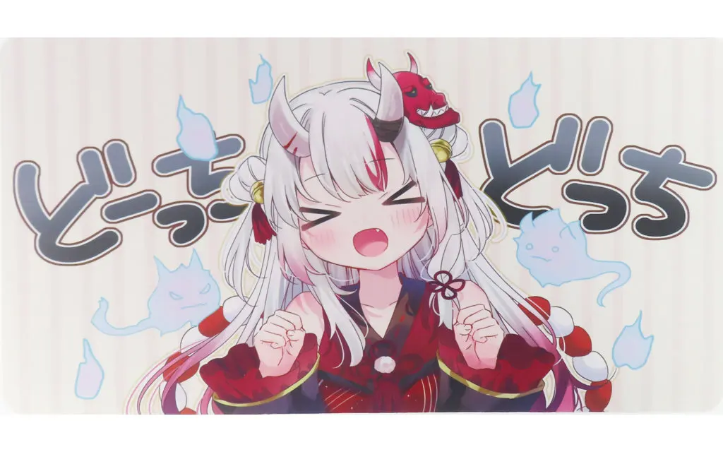 【ホロライブ】プレイマット 百鬼あやめ どっちどっち(まふゆ) エアサンクリ2021春/白詰草
