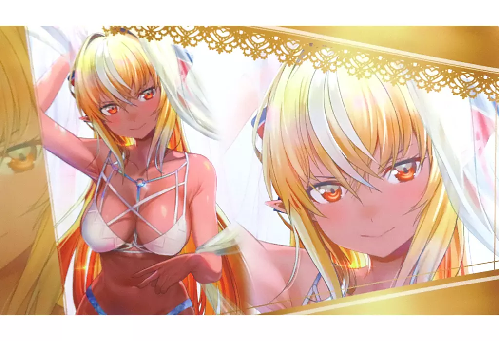 【ホロライブ】プレイマット 水着フレア(セイクオ) エアサンクリ2021春/白詰草