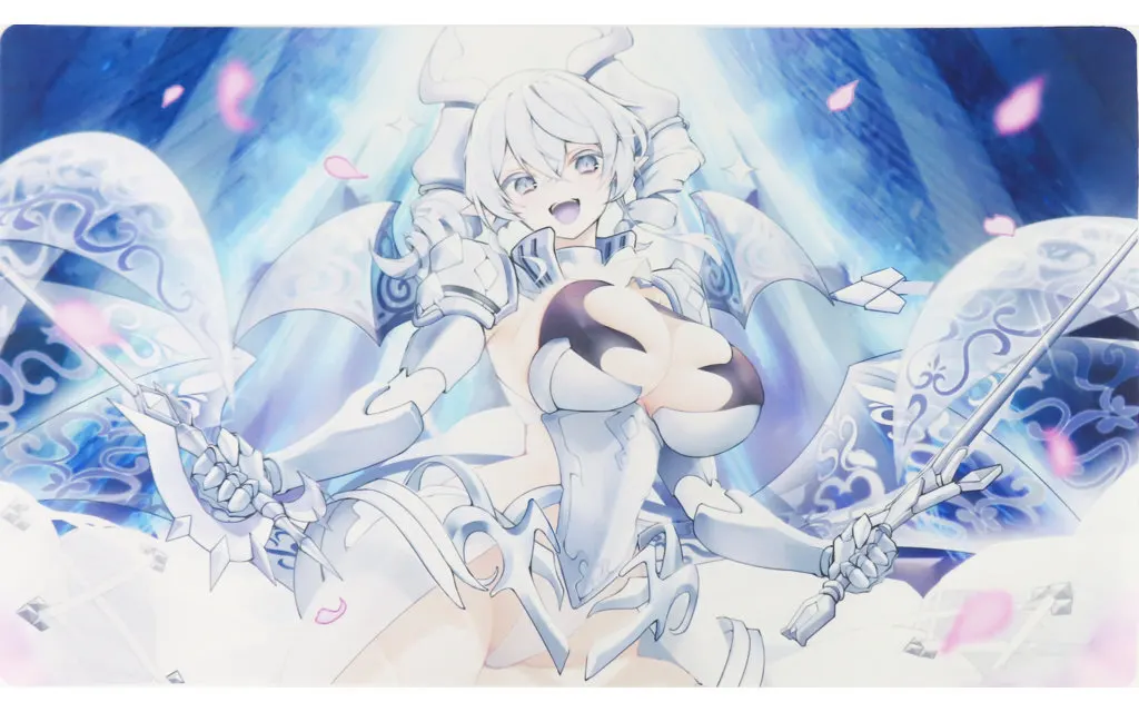 【遊戯王】プレイマット 迷宮城の白銀姫A 横(一慧) エアこみトレ40/EATOS