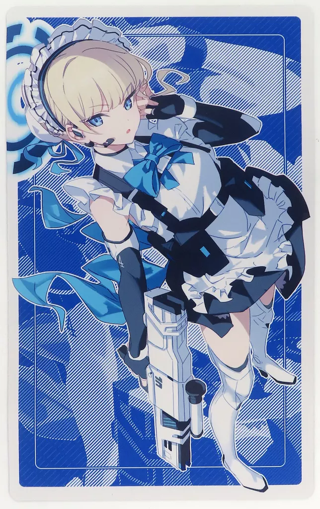 ミッドナイトブルーブルーアーカイブスリーブプレイマットバニートキ E