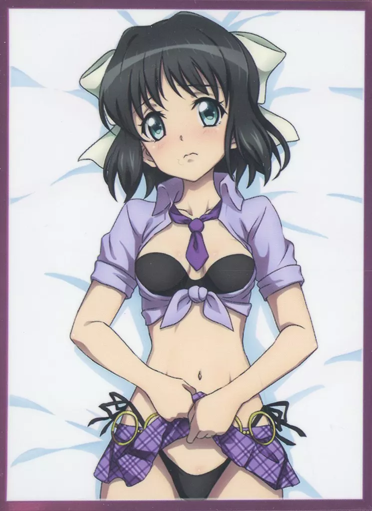 【戦姫絶唱シンフォギア】スリーブ 小日向未来 たくし上げ(藤川大智) エアコミケ3/ミッドナイトブルー