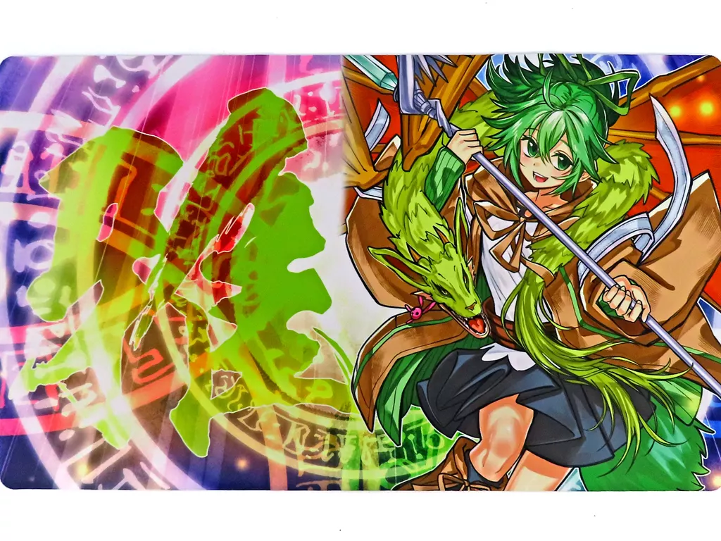 【遊戯王】プレイマット 風霊使いウィン(藤たらゐ) エアコミケ3/ミッドナイトブルー