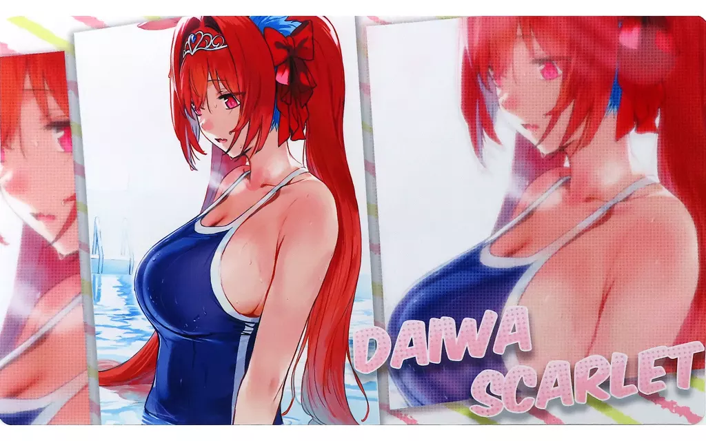 【ウマ娘 プリティーダービー】プレイマット ダイワスカーレット シークレットVer.(hews) エアサンクリ2021夏/EATOS