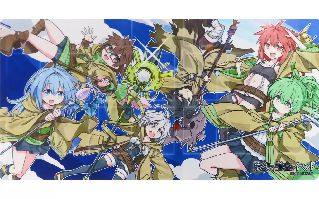 【遊戯王】プレイマット 六霊使い(はらだ) 強欲で謙虚なイベント TURN15/強謙イベント準備会