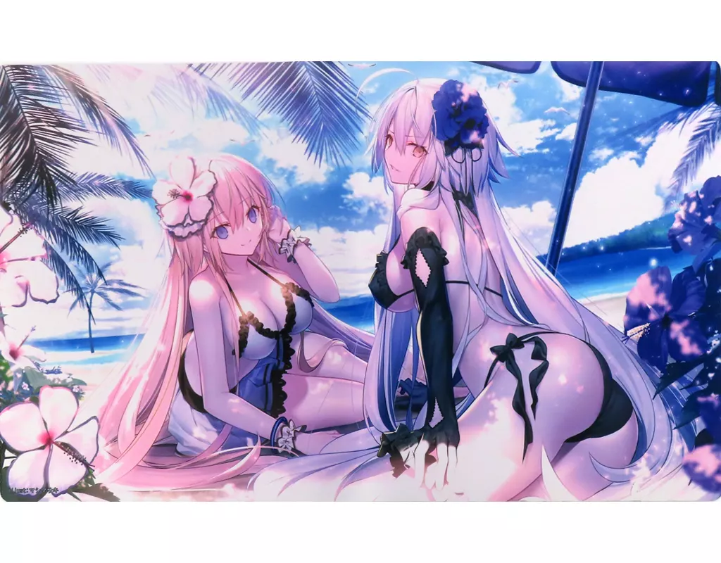 【Fate】プレイマット 水着ジャンヌズ(マシマサキ) エアコミケ2/フロンティアゲーム