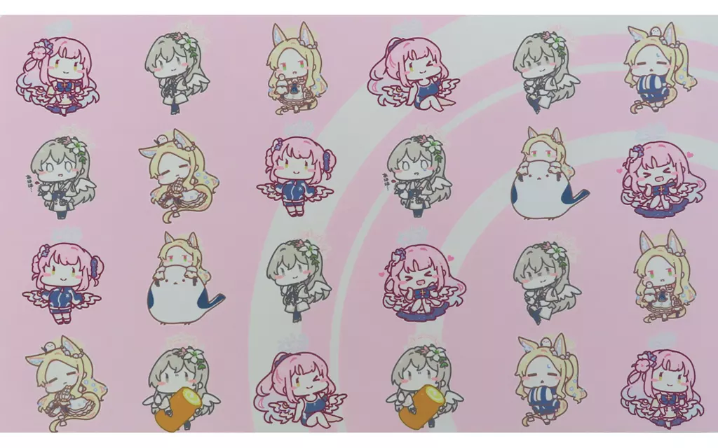 【ブルーアーカイブ】プレイマット ティーパーティー(しらほし卯乃) エアコミ1☆24/白詰草