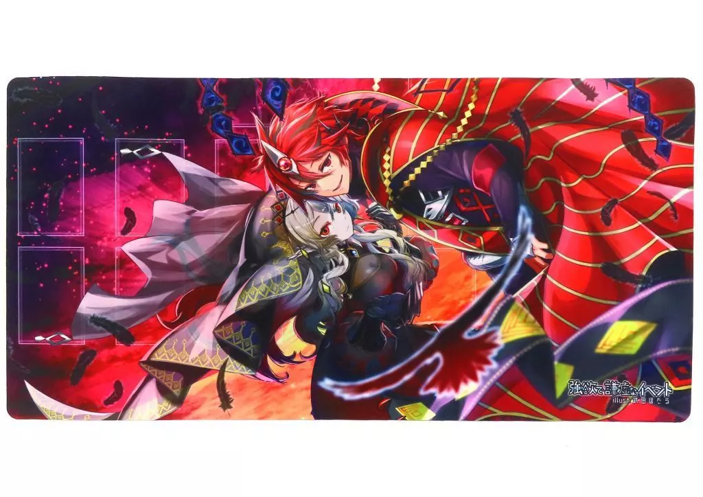 【開封済み】遊戯王 アルベル カルテシア 強欲で謙虚なイベント プレイマット 駿河屋 -<中古>【遊戯王】プレイマット 凶導者アルベル＆赫の聖女