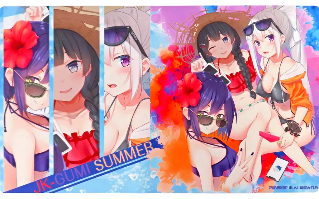 【にじさんじ】プレイマット JK組(みれあ) サンシャインクリエイション2020 Autumn/路地裏同盟