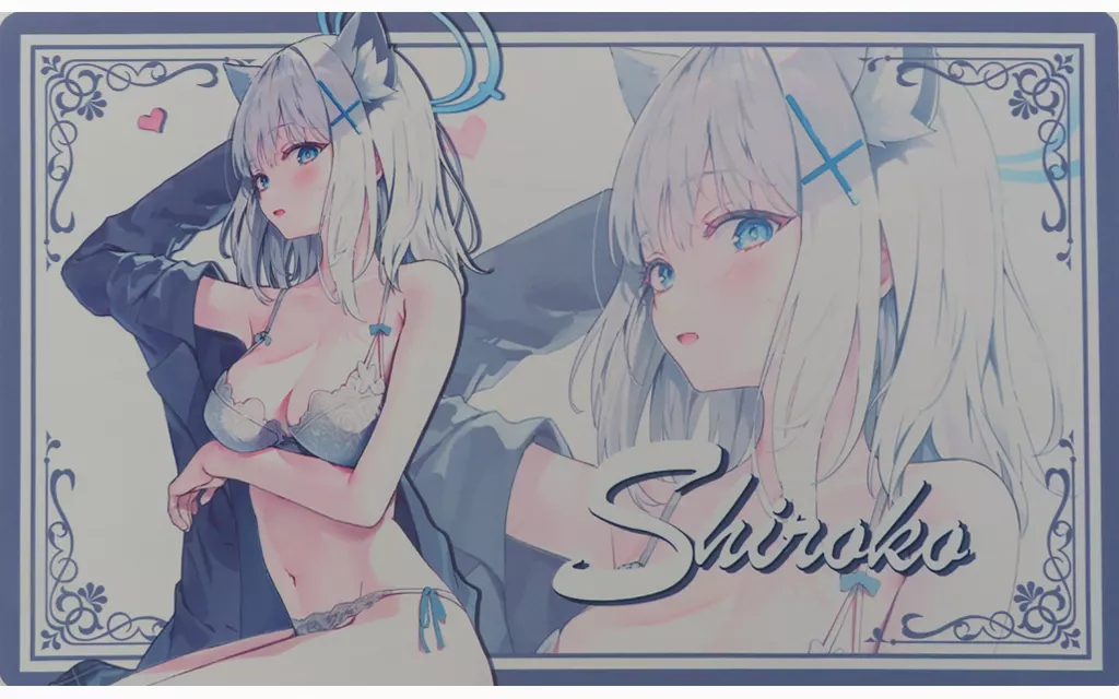 【ブルーアーカイブ】プレイマット 砂狼シロコ(ふわり) サンシャインクリエイション2024 Summer/サンパン