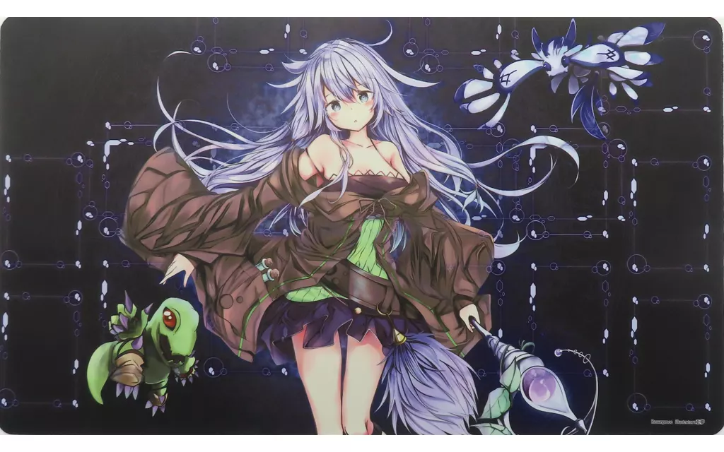 【遊戯王】枠ありプレイマット 水霊使いエリア(亜夢) Resur gence
