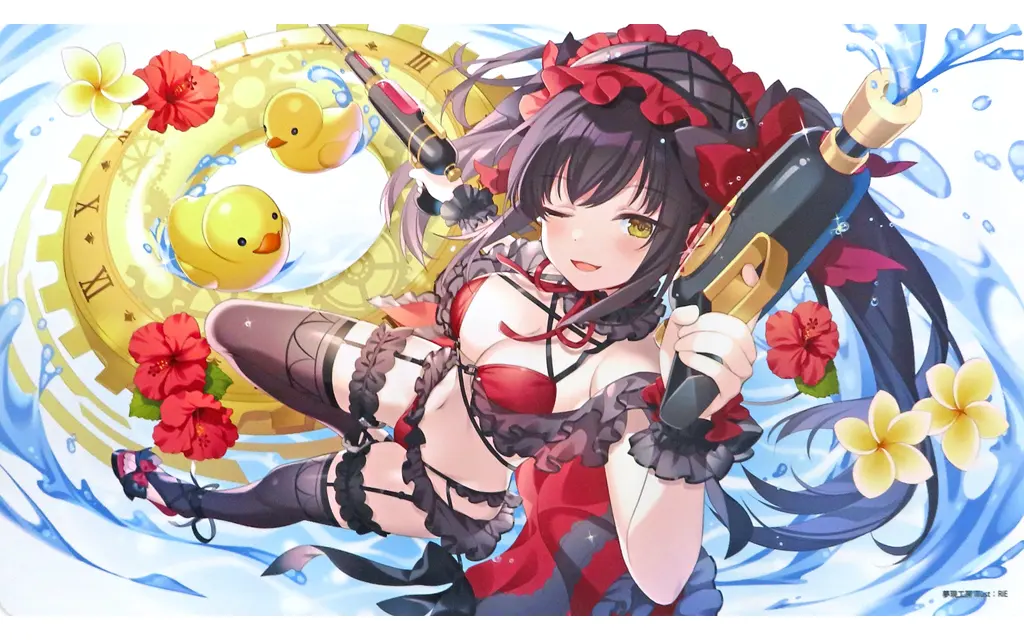 【デート・ア・ライブ】プレイマット 時崎狂三 夏夜ナイトメア(RiE) C104/夢現工房