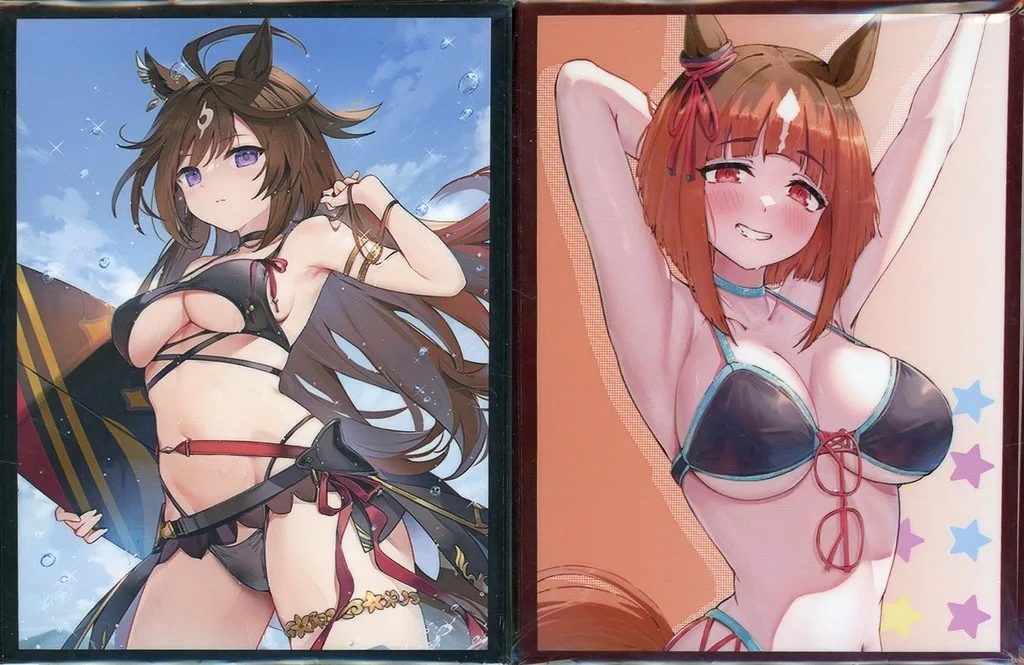 【ウマ娘 プリティーダービー】スリーブセット ドゥラメンテ＆トランセンド(KiTA＆take) C104/白詰草