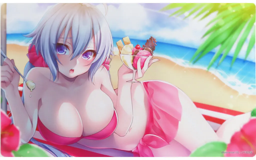 【戦姫絶唱シンフォギア】プレイマット 雪音クリス 水着(はっとりまさき) サンシャインクリエイション2017 Autumn/ぐらむすけいる