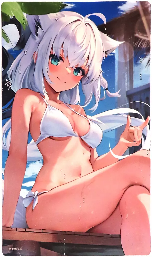 【ホロライブ】プレイマット 白上フブキ A(うえっち) C104/路地裏同盟