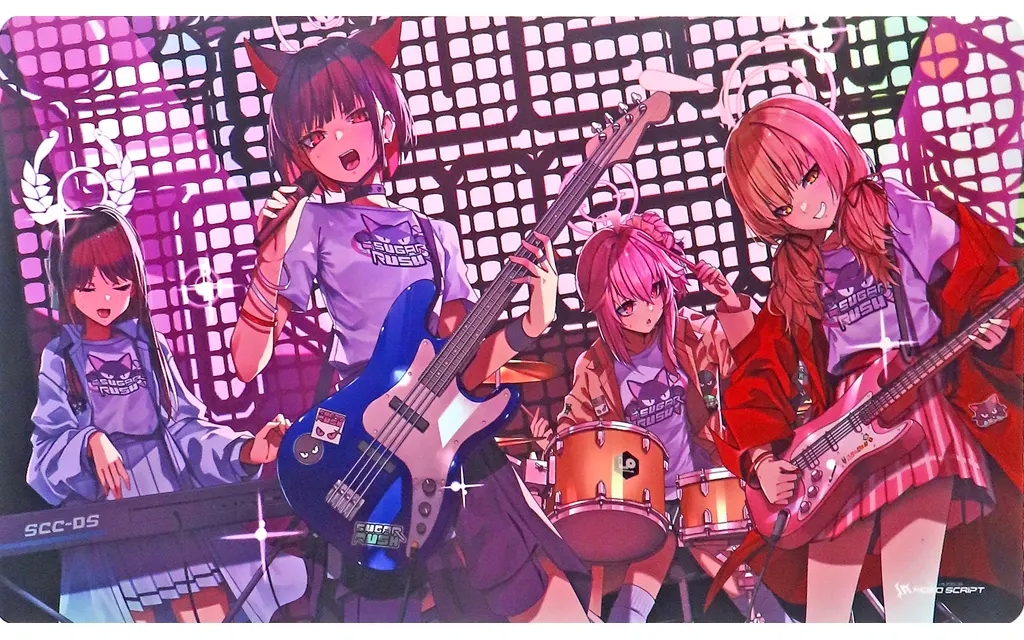 【ブルーアーカイブ】プレイマット SUGAR RUSH(sake缶) C104/モウソウスクリプト