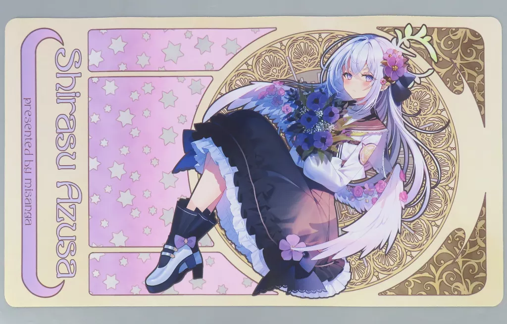 【ブルーアーカイブ】プレイマット 白洲アズサ(ミュシャ) C104/ミサンガ