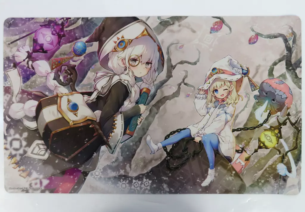 【遊戯王】プレイマット 白き森(仲澤アキ) C104/Razzle