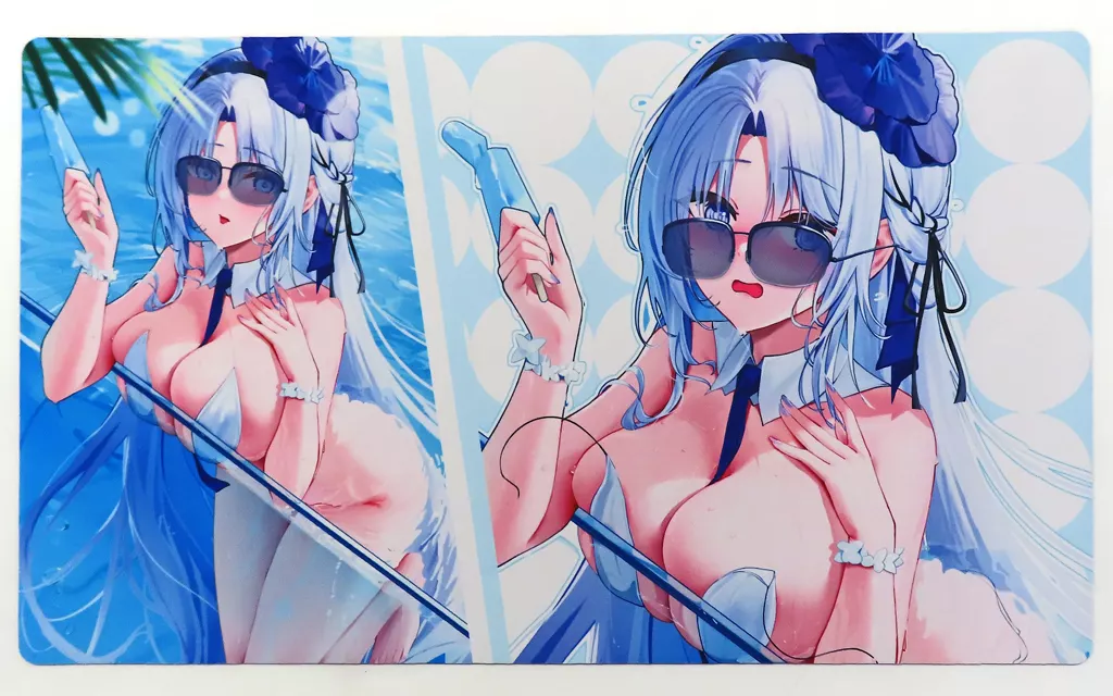 【アズールレーン】プレイマット アルザス(軽舞wu) 2024年11月Web頒布/白詰草