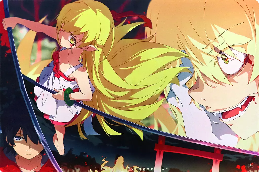 【物語シリーズ】プレイマット 暦物語(萩pote) C95/タートルマウント