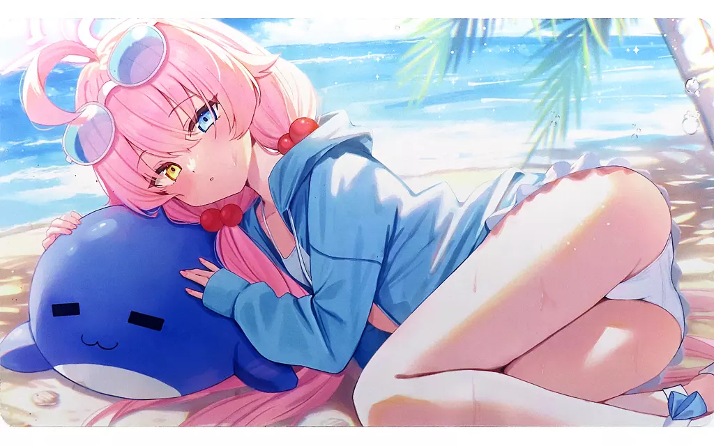 【ブルーアーカイブ】プレイマット 水おじ(佐伯ソラ) C105/ぽよぽよスカイ