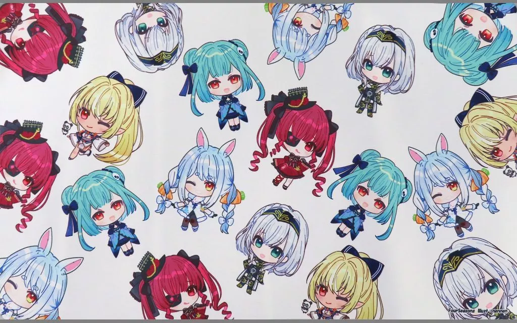 【ホロライブ】プレイマット 3期生集合(nennen) 2021.5/FourSeasons