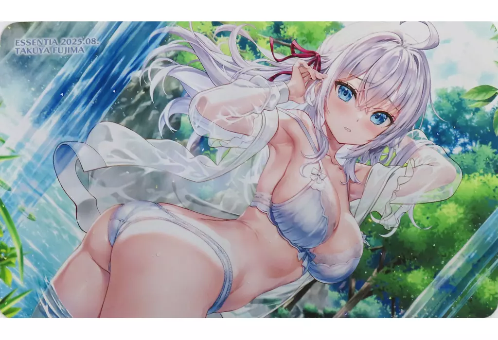 【時々ボソッとロシア語でデレる隣のアーリャさん】プレイマット アーリャ 水浴び(藤真拓哉) C106/ESSENTIA
