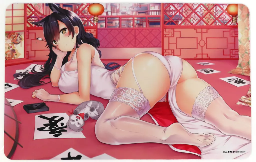 【アズールレーン】X valkyry プレイマット 愛宕 春の習い(雪代あるて) COMIC1☆13/Scarlet Agents