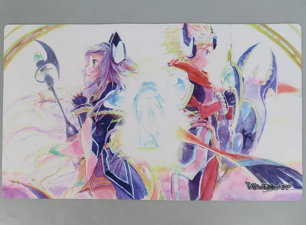 【遊戯王】プレイマット アウラムとイヴの星杯(みずたま) 強欲で謙虚なイベント TURN3/強謙イベント準備会