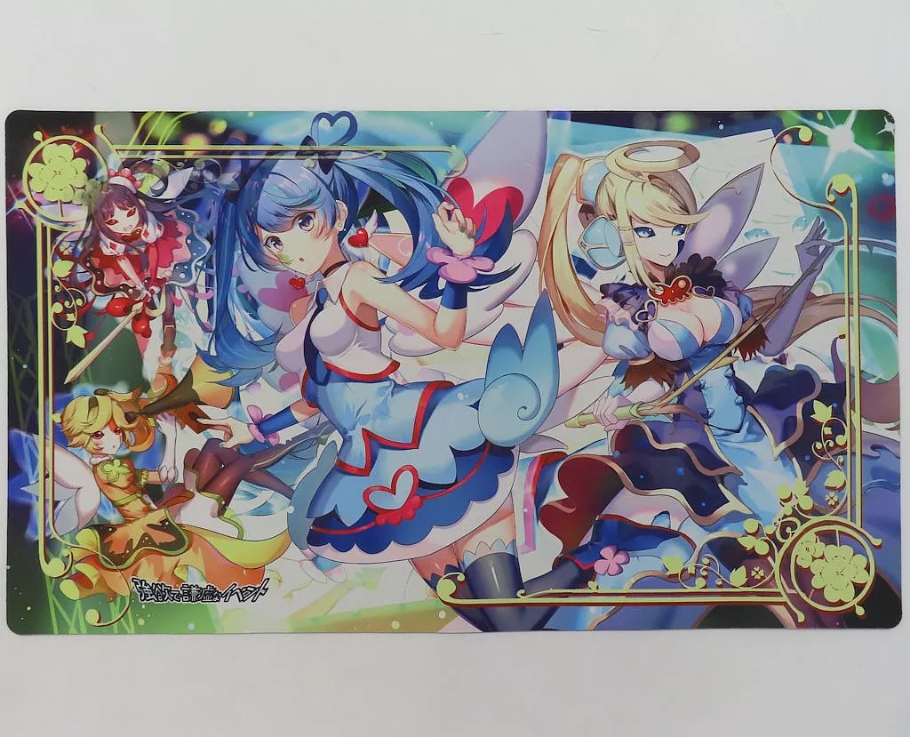 【遊戯王】プレイマット ブルーエンジェル＆トリックスター(こーやふ) 強欲で謙虚なイベント TURN3/強謙イベント準備会