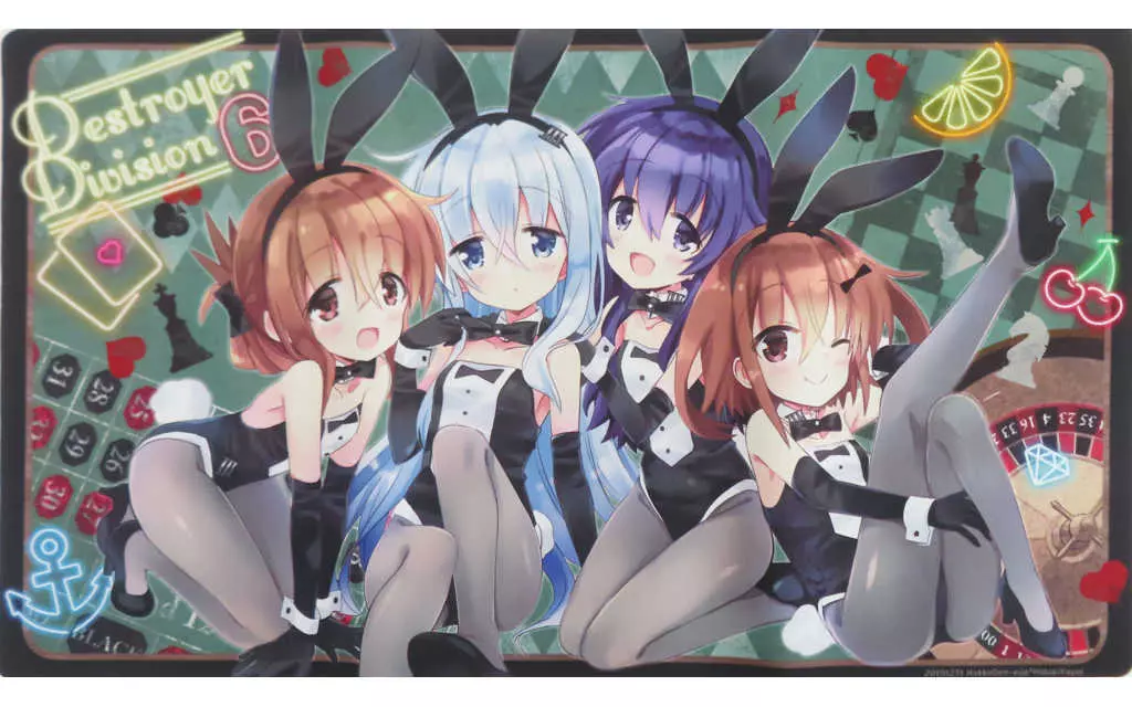 【艦隊これくしょん~艦これ~】プレイマット 第六駆逐隊(ひづき夜宵) C97/八卦電影城