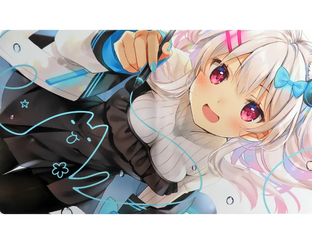 【バーチャルYouTuber】プレイマット なつめえり(なつめえり) なつめえり個展 Fleurir/いちごさいず＆pixiv WAEN GALLERY